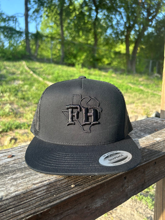 All Black “Texas Edition” FlakosHats